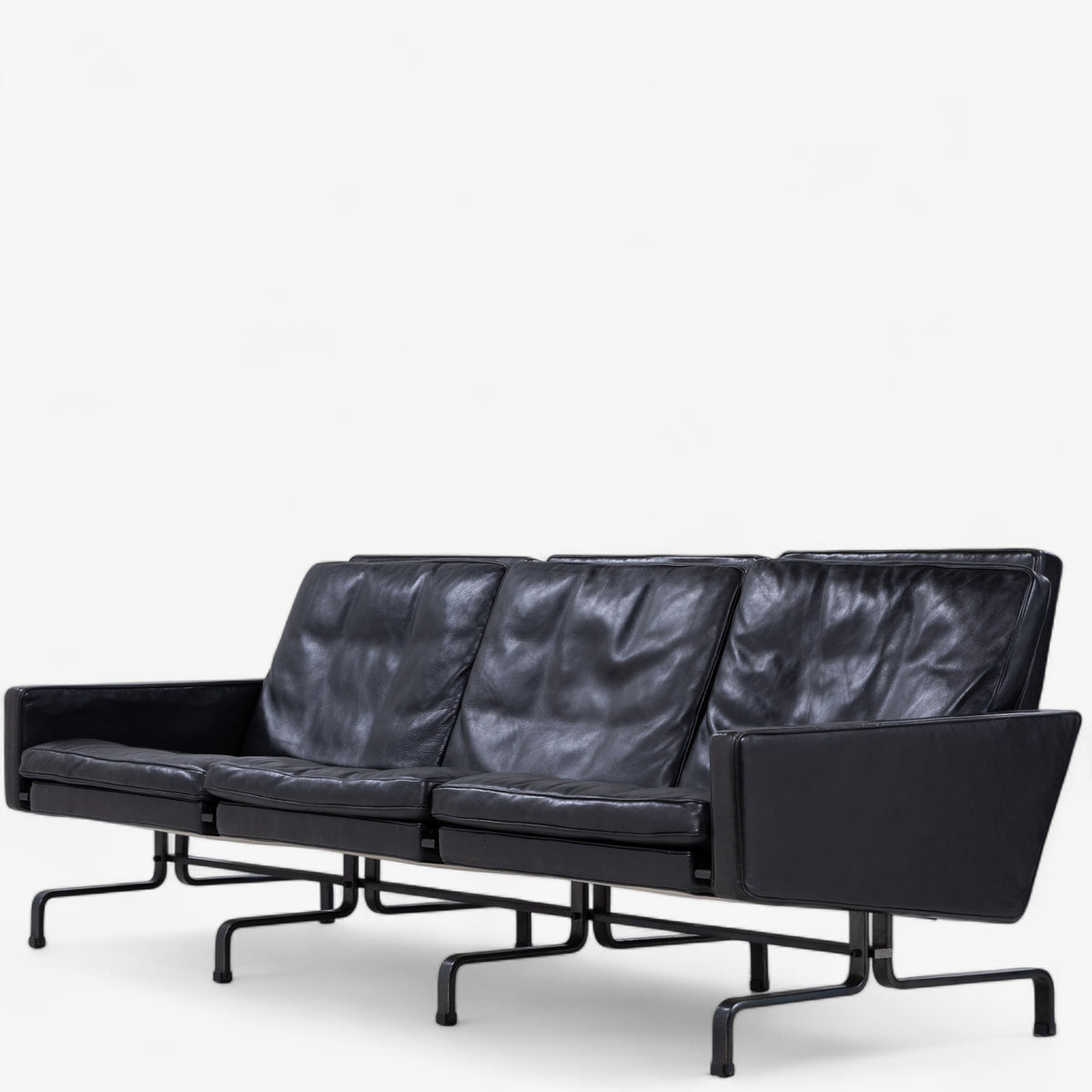 PK 31/3 - 3 seater sofa in original leather