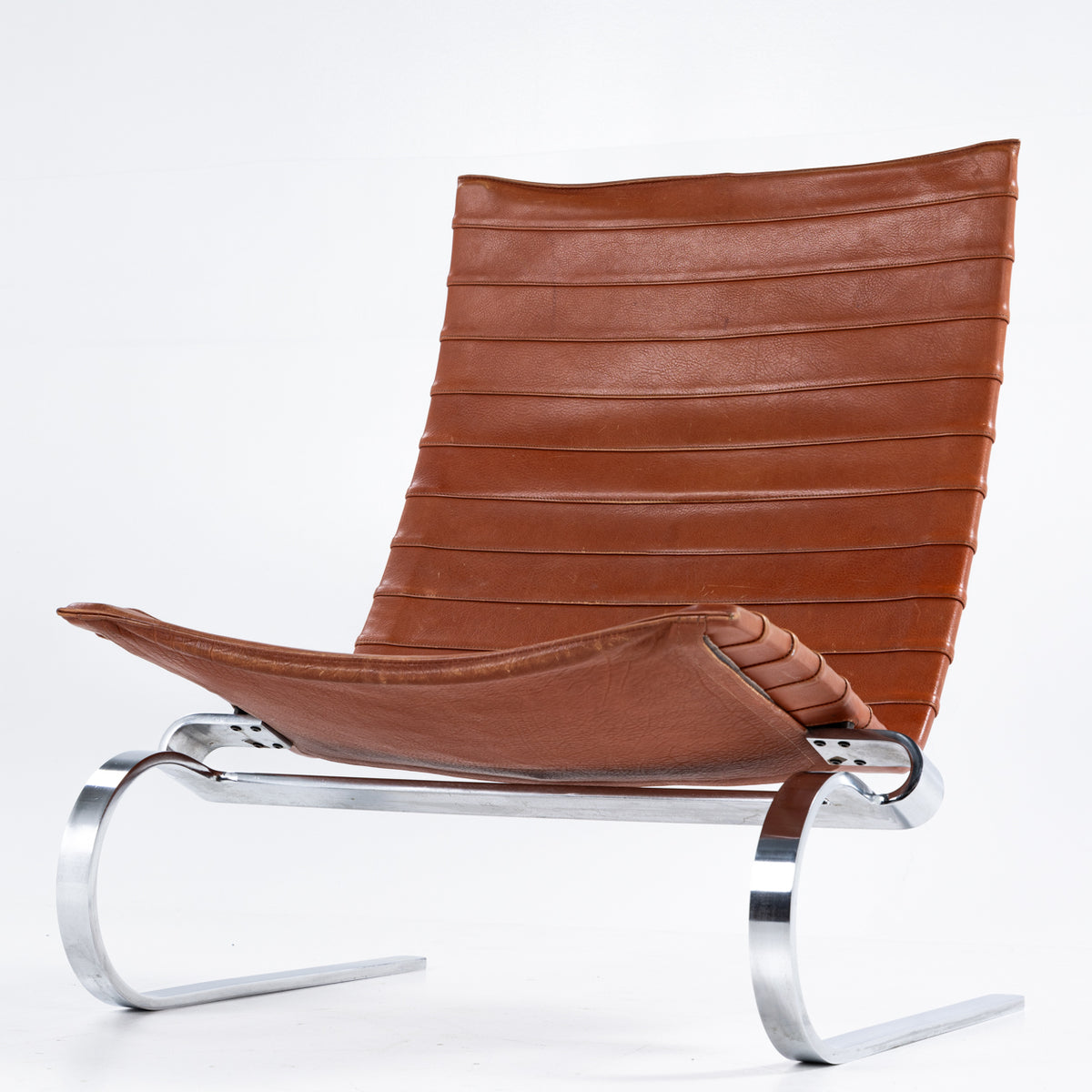 PK 20 - Easy chair in original leather