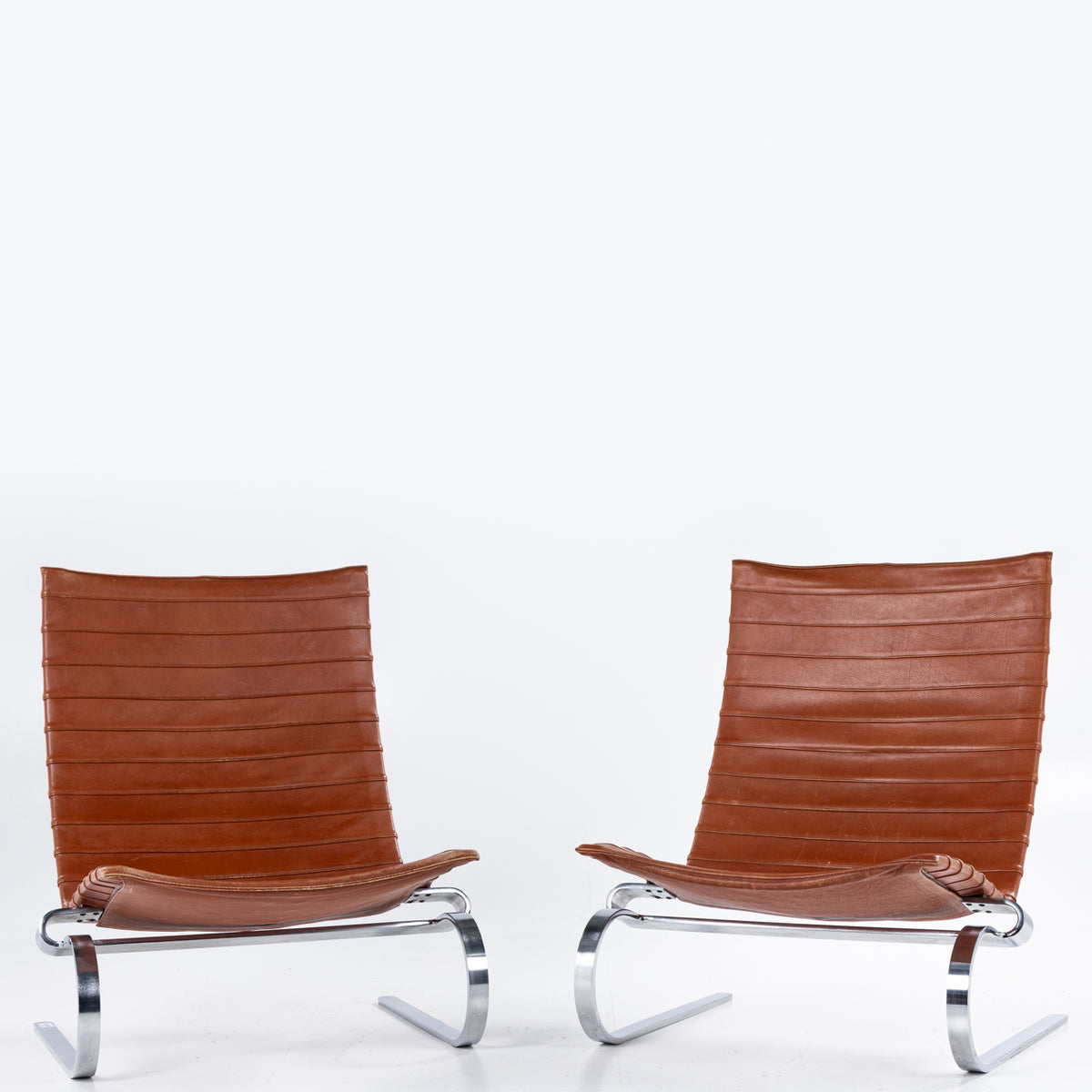 PK 20 - Easy chair in original leather