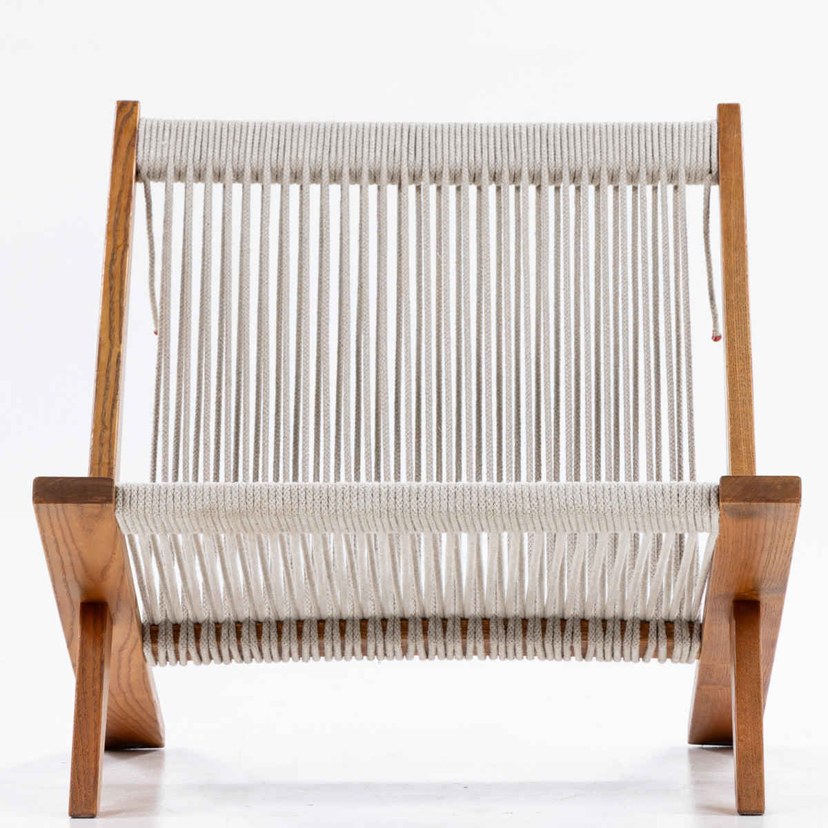 JH 106 - Easy chair in patinated ash