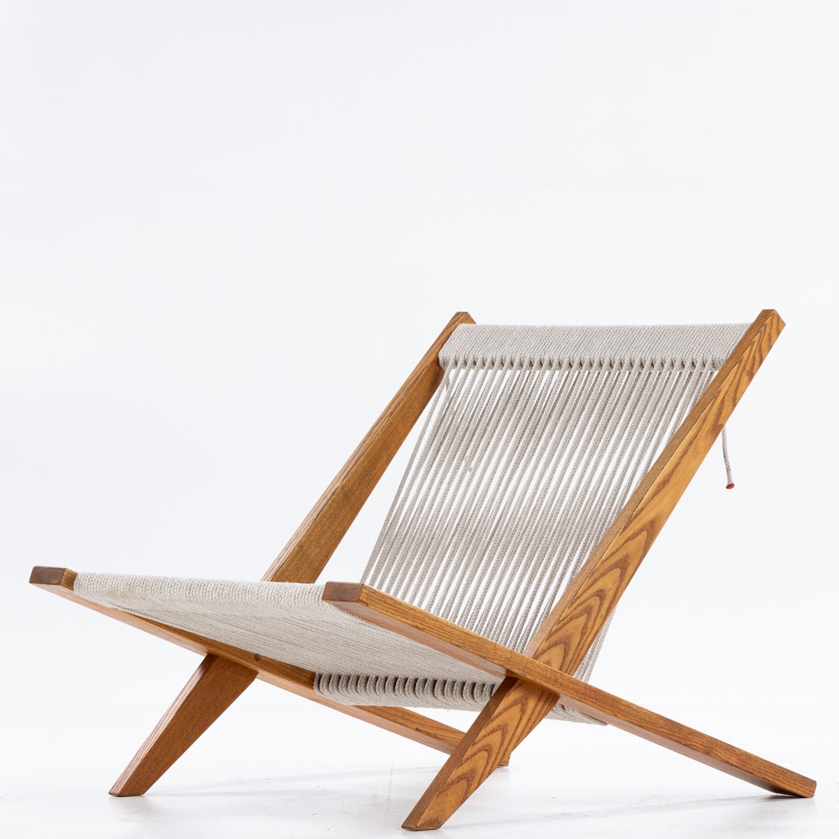 JH 106 - Easy chair in patinated ash