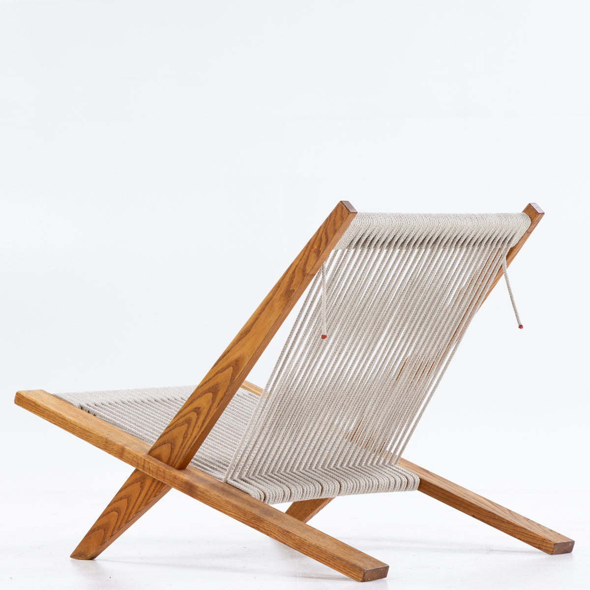 JH 106 - Easy chair in patinated ash