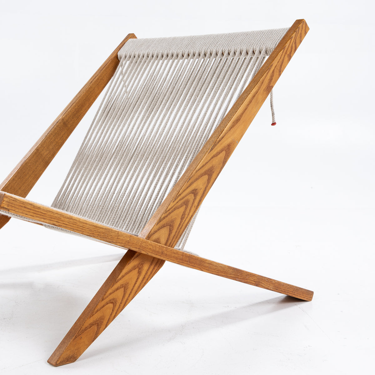 JH 106 - Easy chair in patinated ash