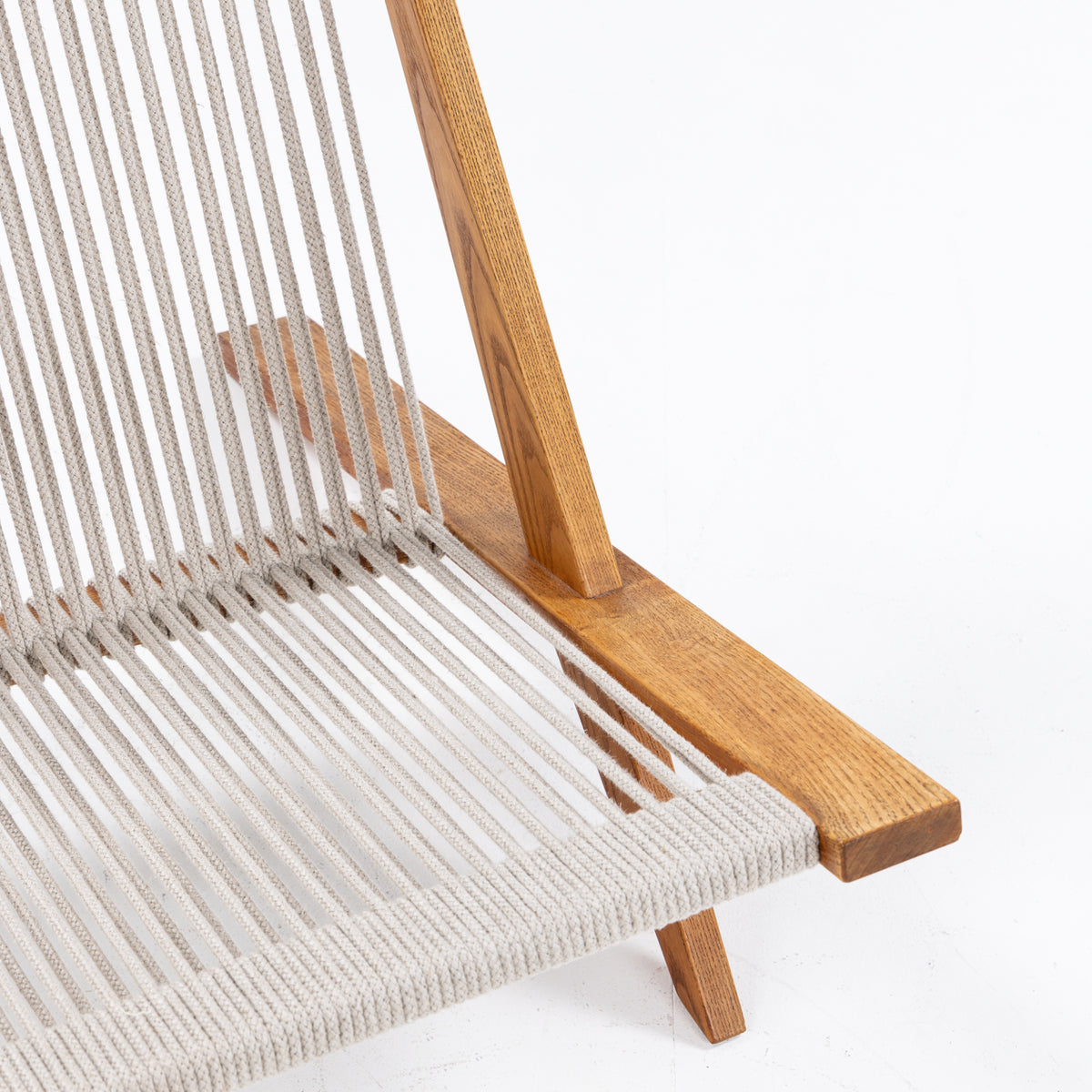 JH 106 - Easy chair in patinated ash