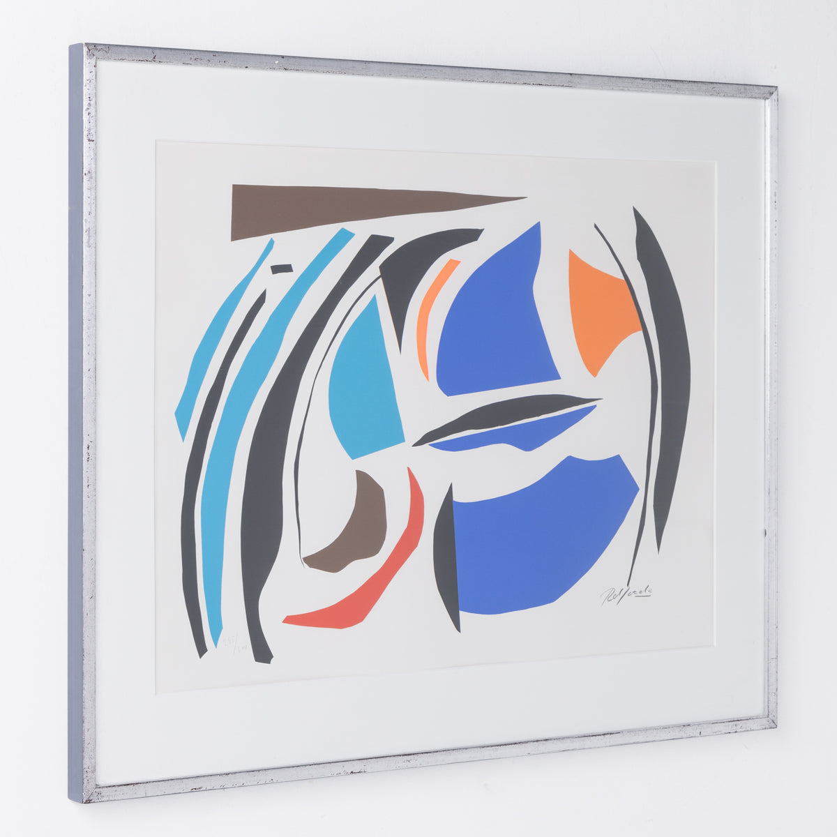 Framed lithograph