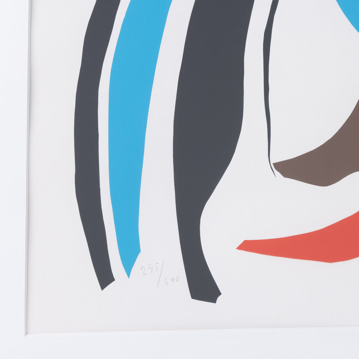Framed lithograph