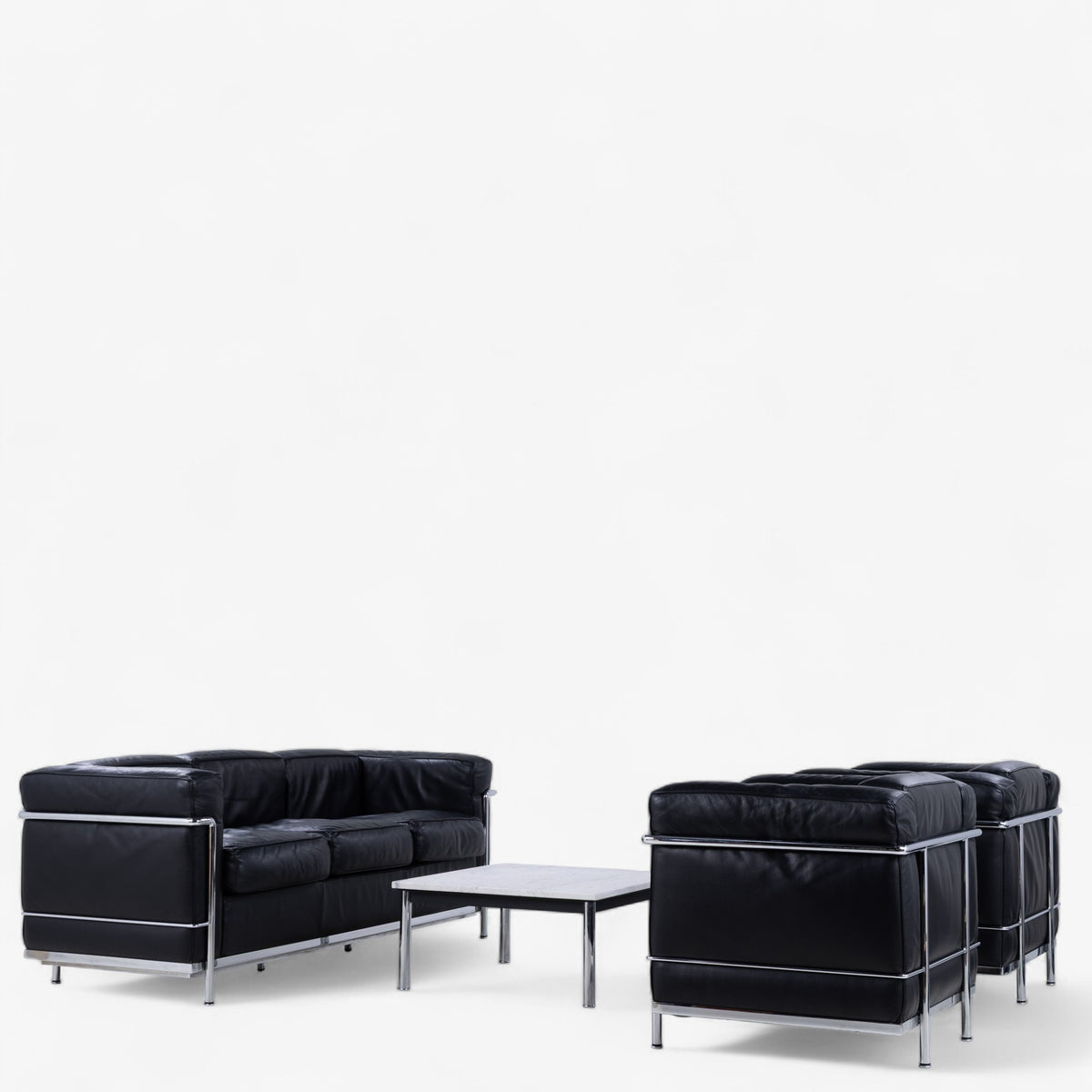 LC 2 - Easy chair in original black leather