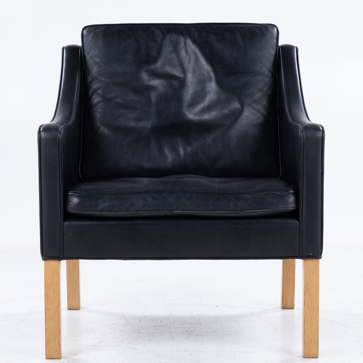 BM 2207 - Easy char in original black leather
