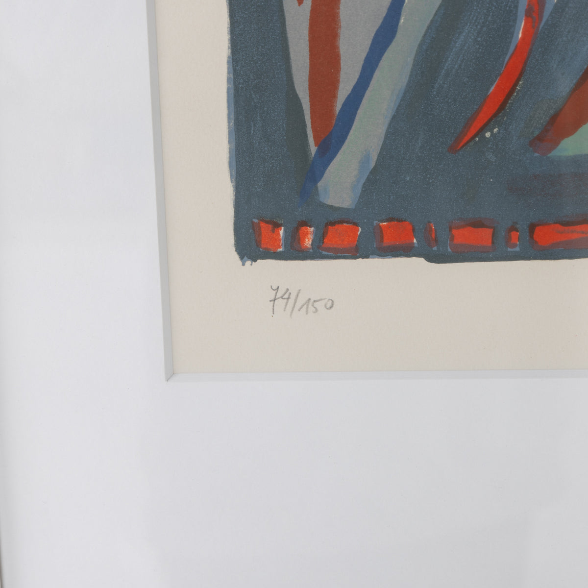 Signed lithograph