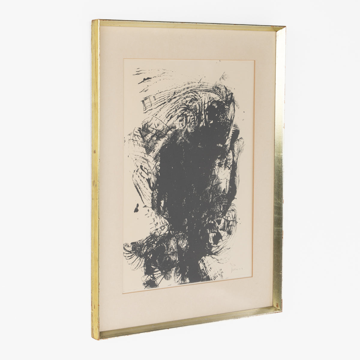 Framed lithograph