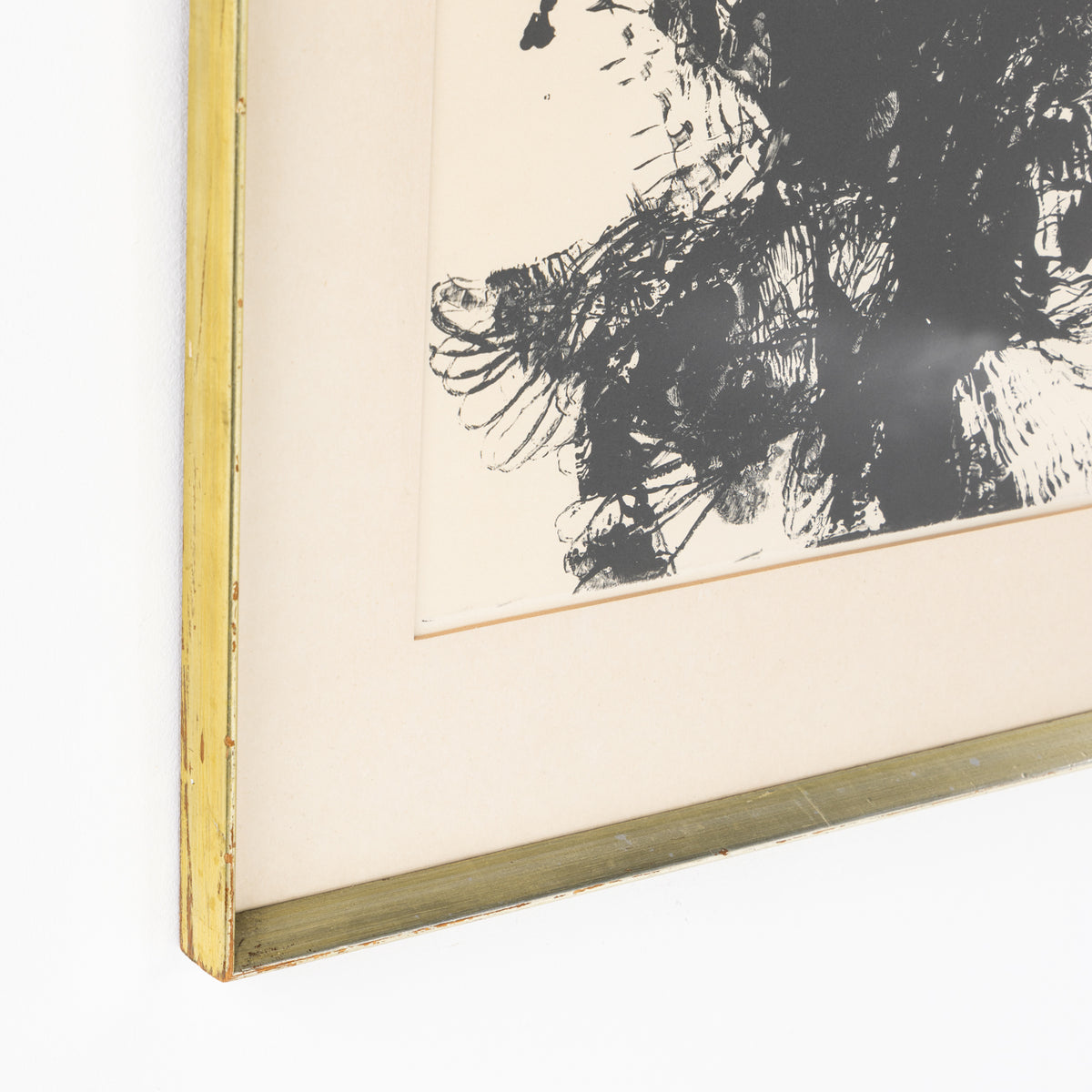 Framed lithograph