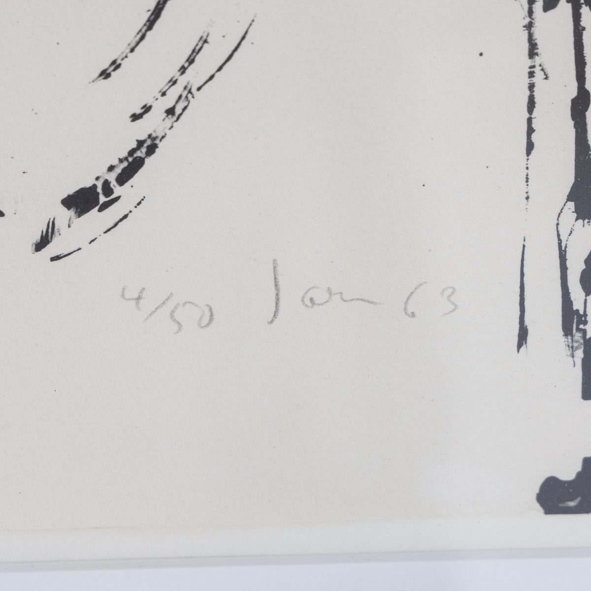 Signed lithograph
