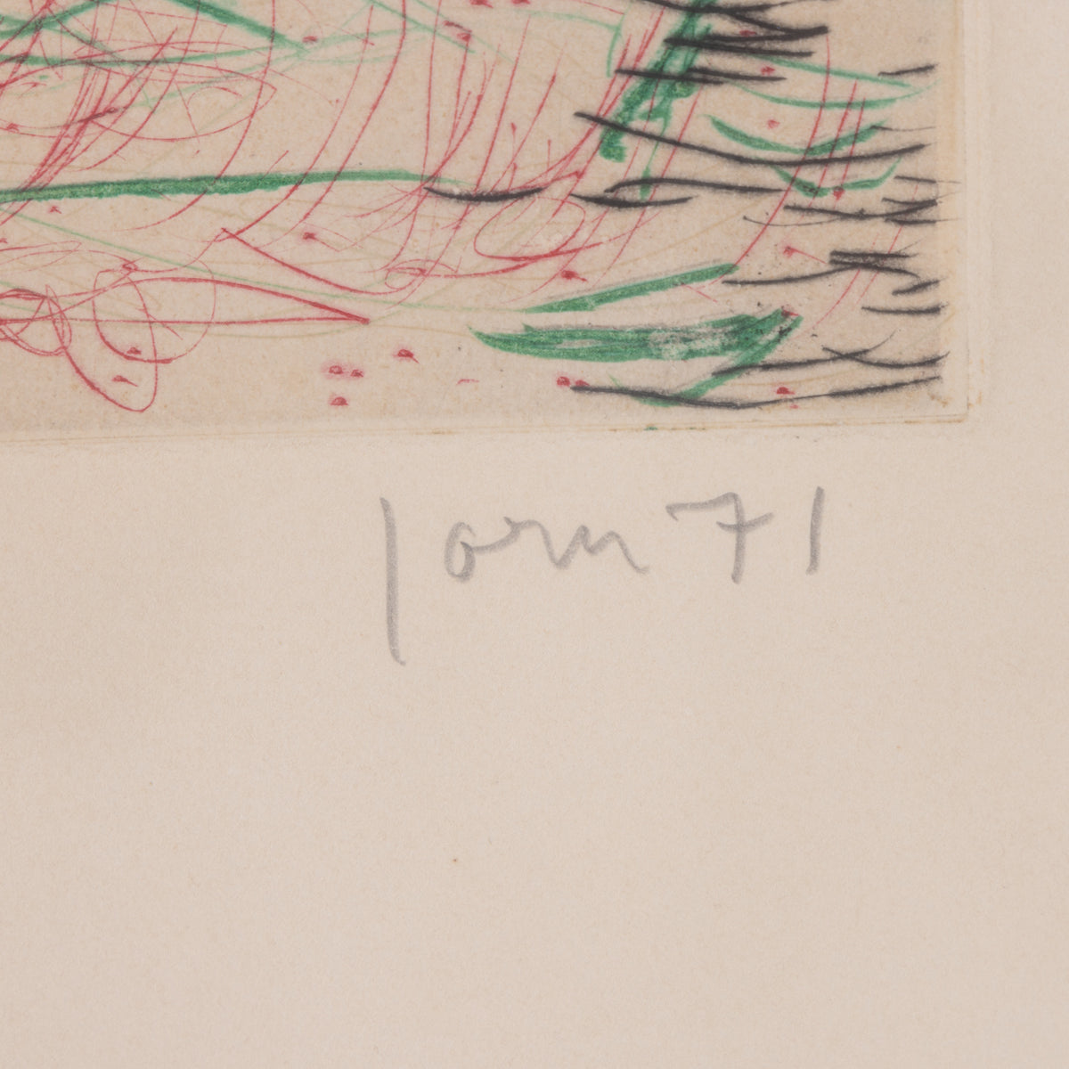 Signed Etching