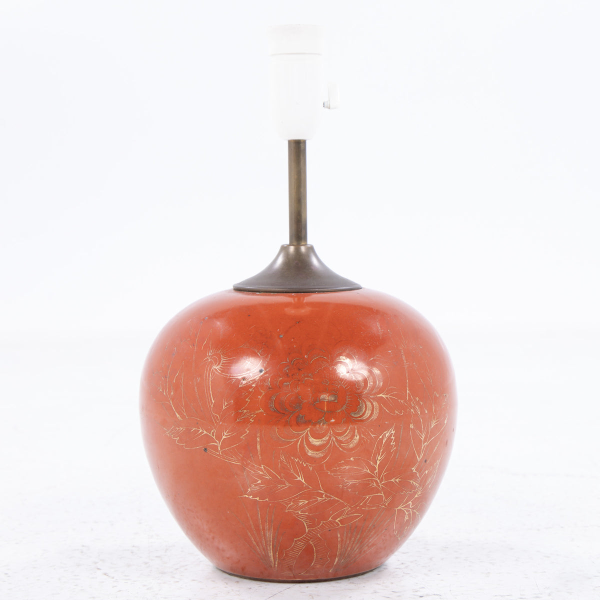 Pair of table lamps in stoneware