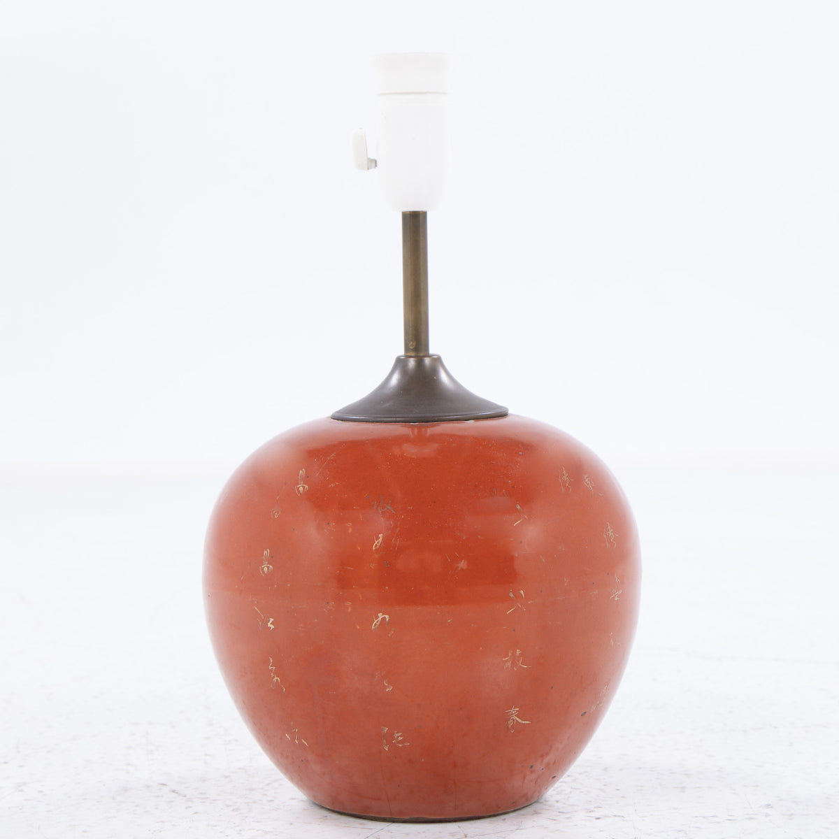 Pair of table lamps in stoneware