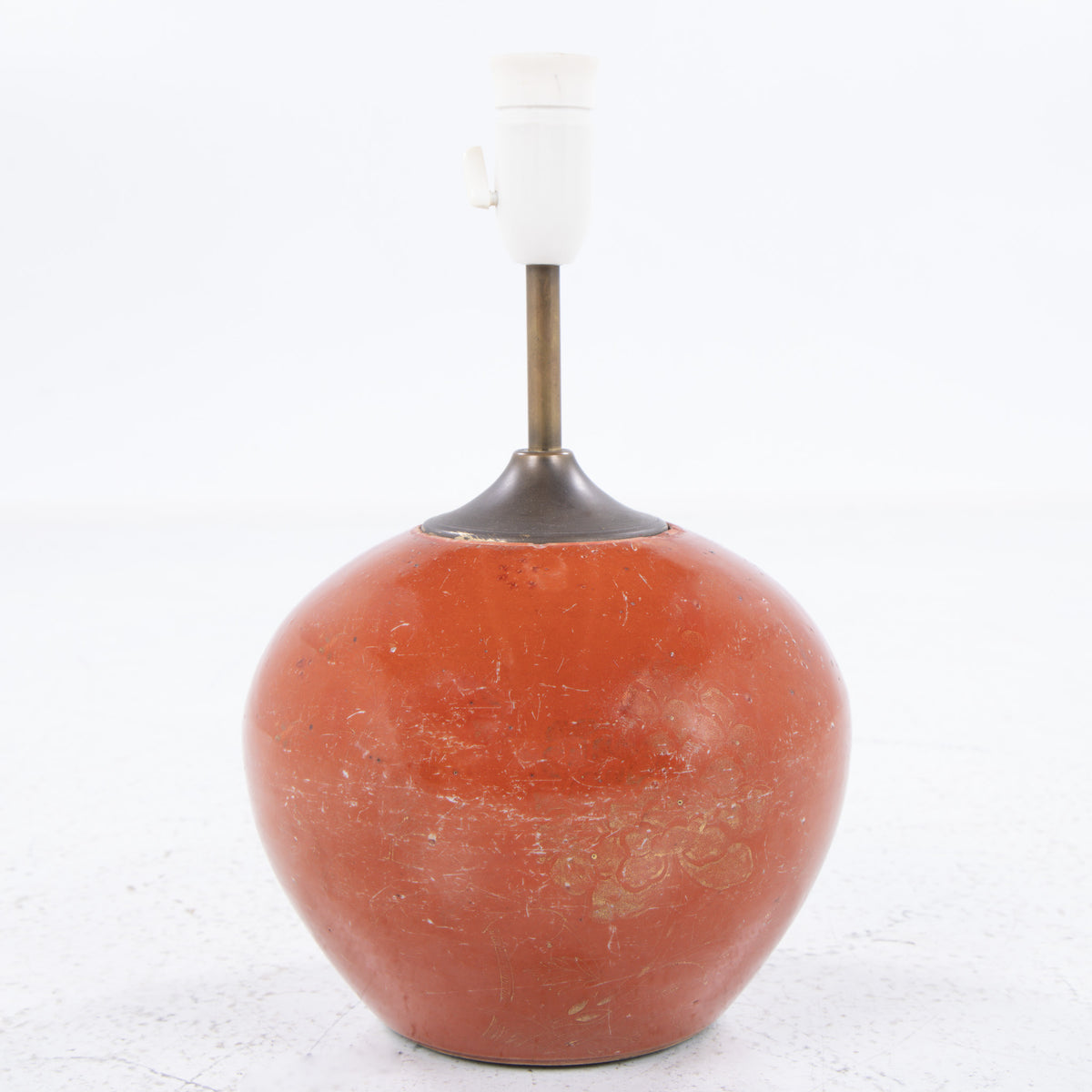 Pair of table lamps in stoneware