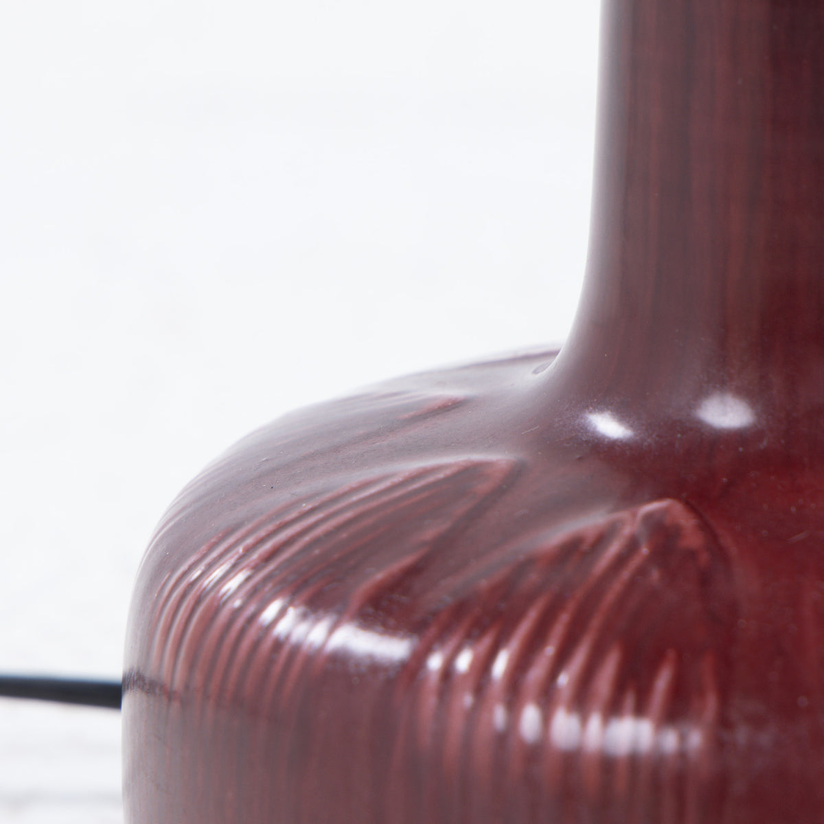 Table lamp in stoneware