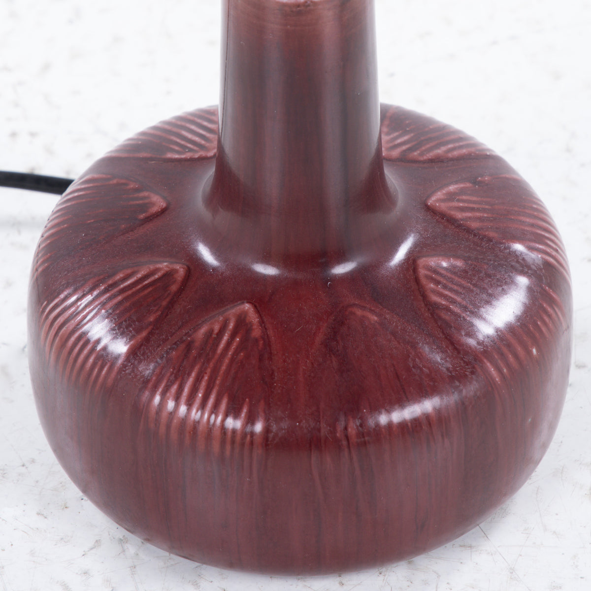 Table lamp in stoneware