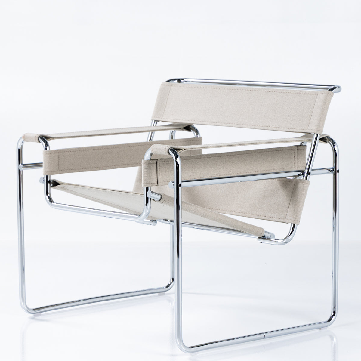 Wassily Lounge Chair' in washed canvas