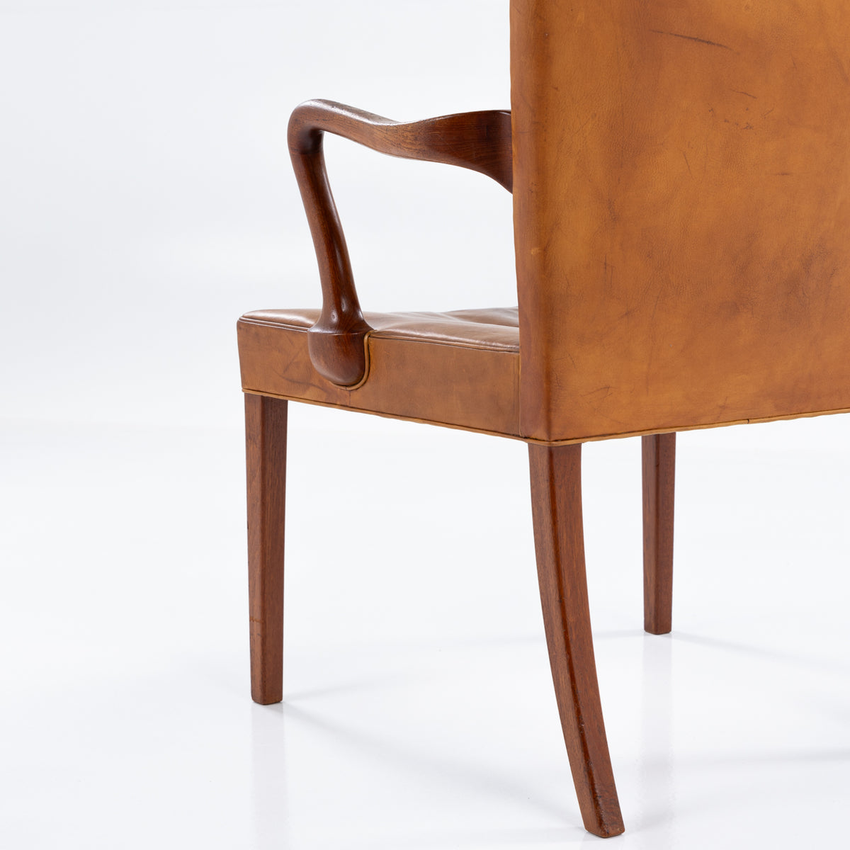 Armchair in teak