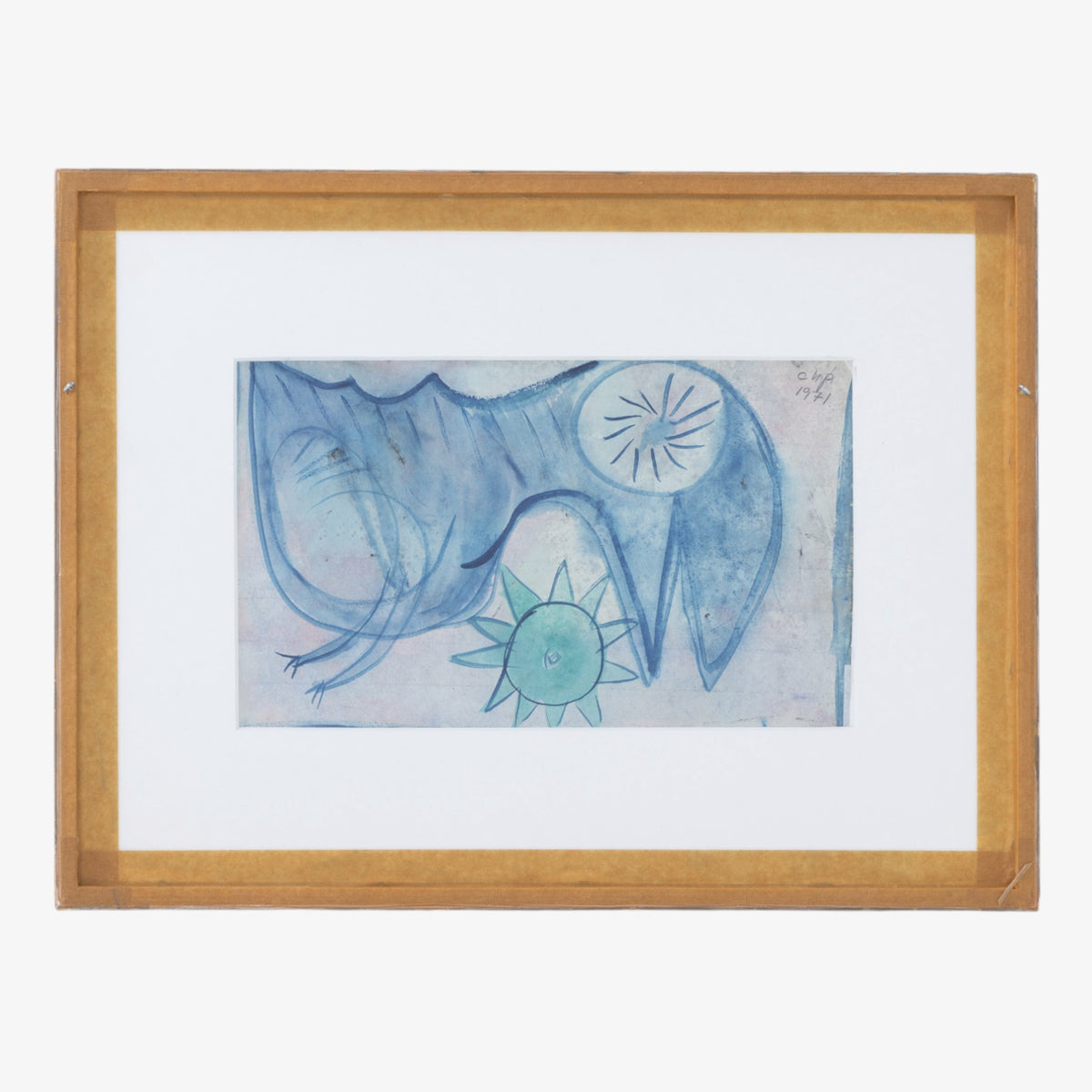 Double-sided watercolor
