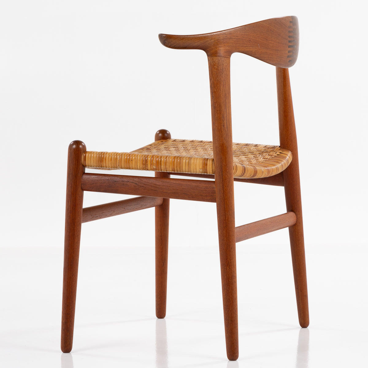 JH 505 - Set of 6 'Cow Horn Chairs' in teak