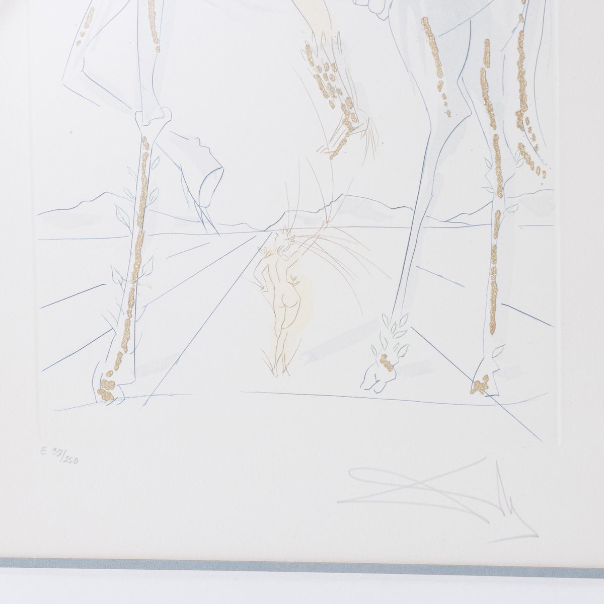 Mixed-media i sølvramme