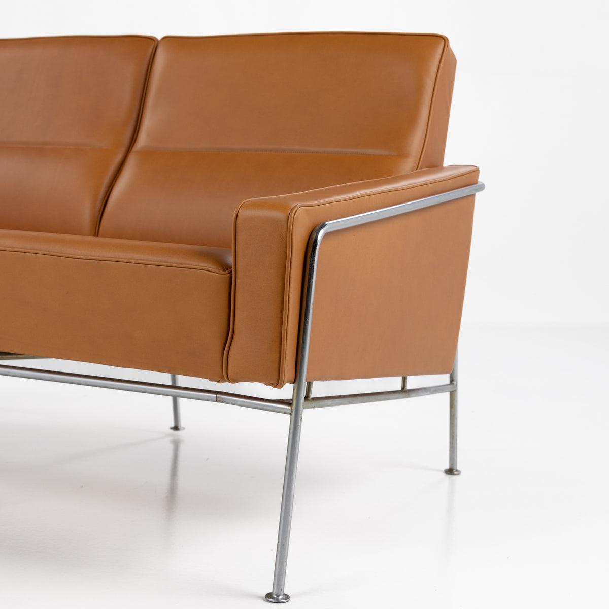 AJ 3302 - Airport Sofa in Envy Cognac Leather