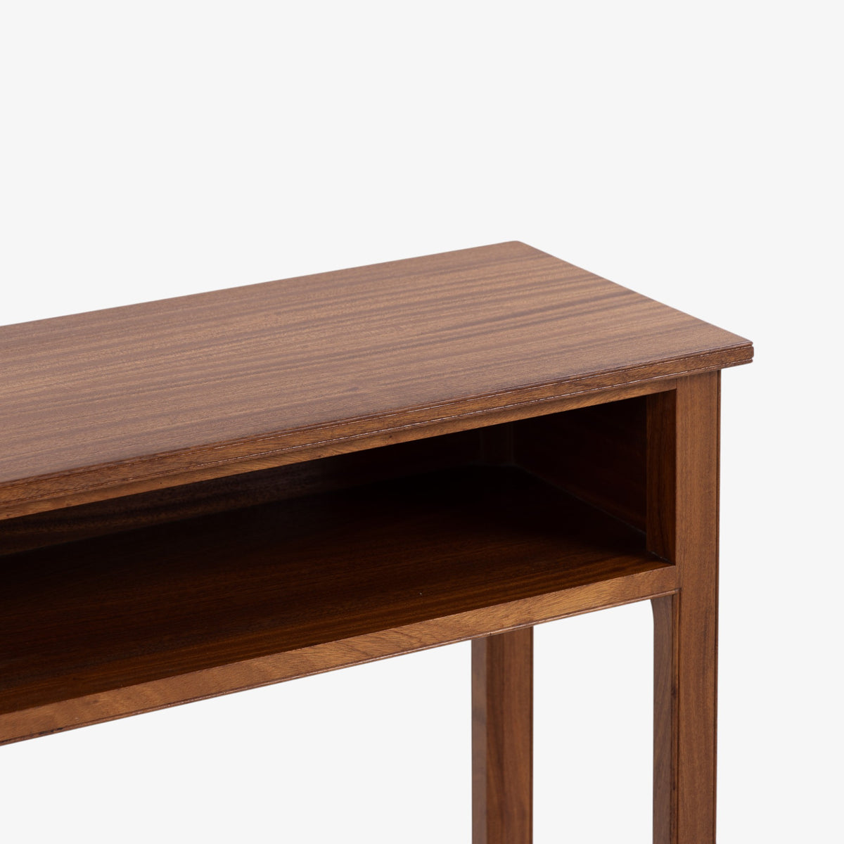 Side table in mahogany