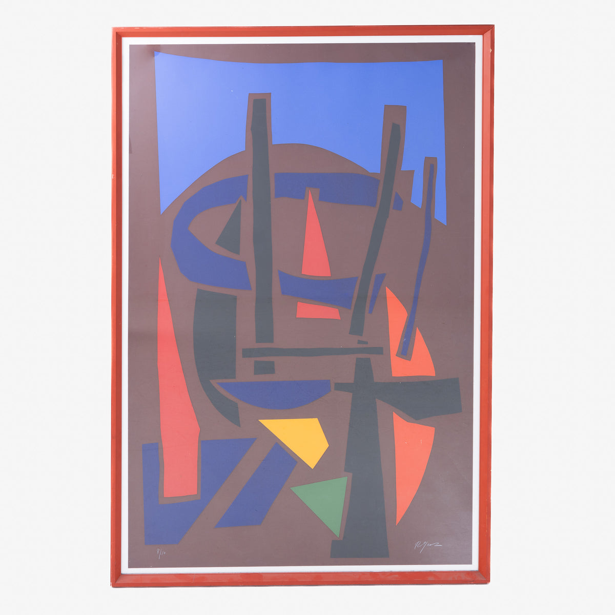 Large silkscreen print