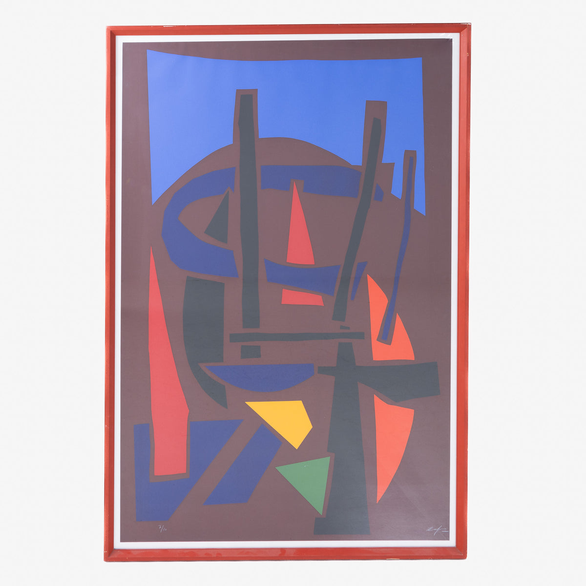 Large silkscreen print