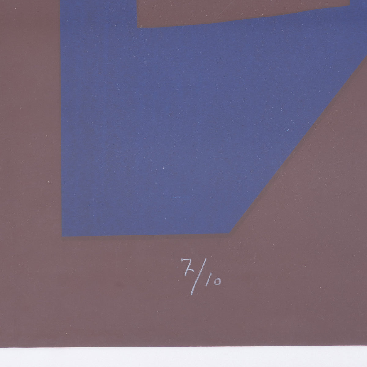 Large silkscreen print