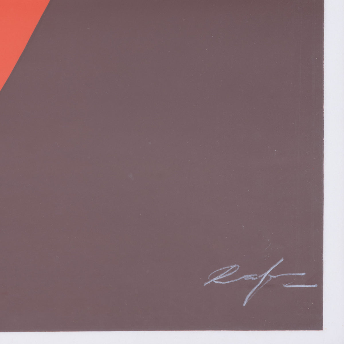Large silkscreen print
