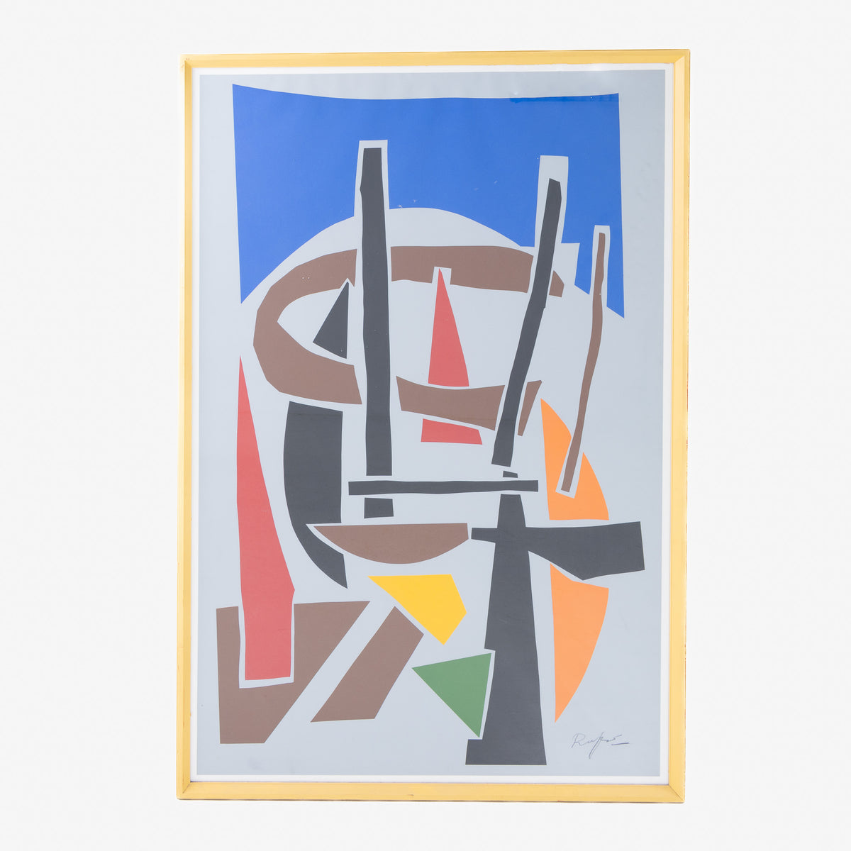 Large silkscreen print