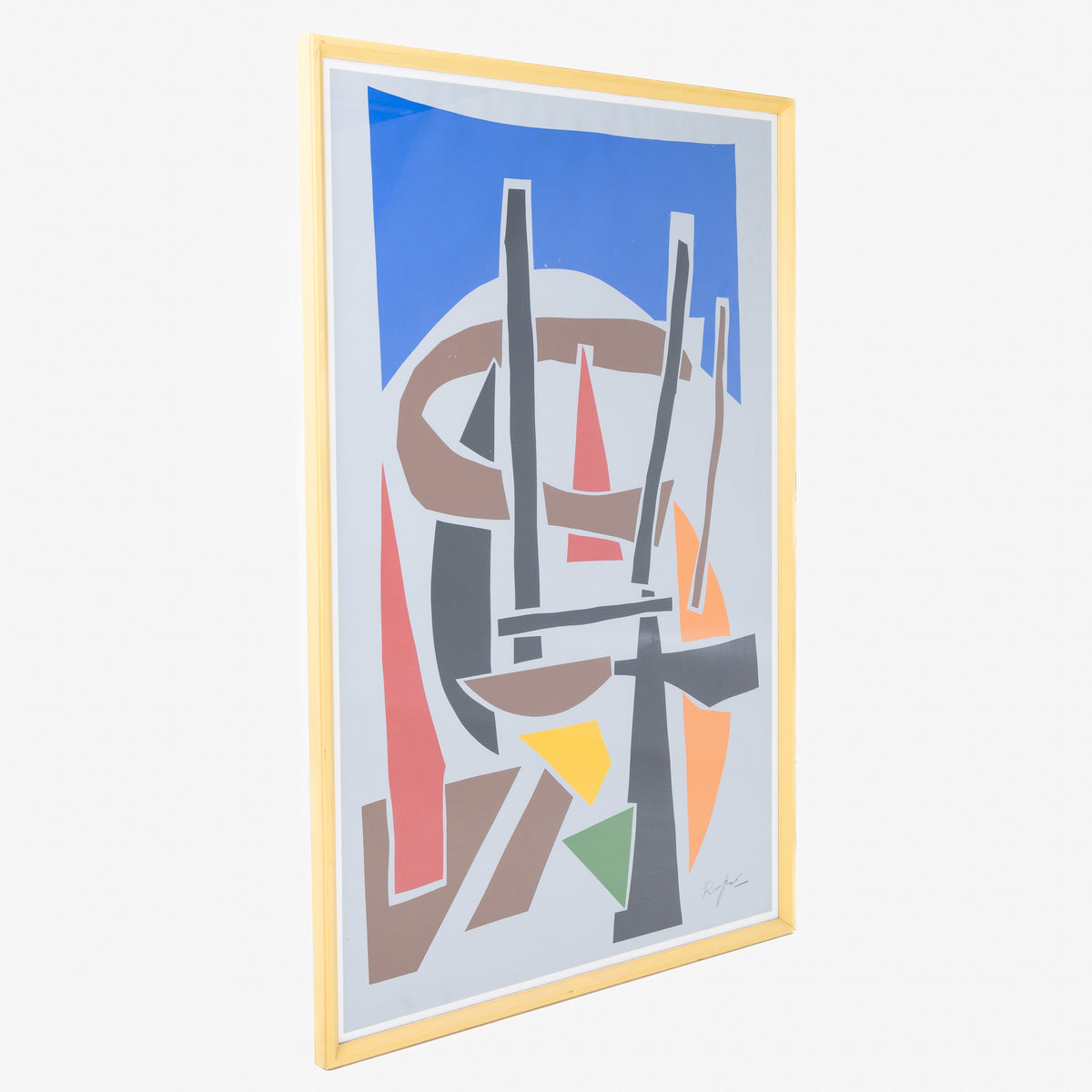 Large silkscreen print