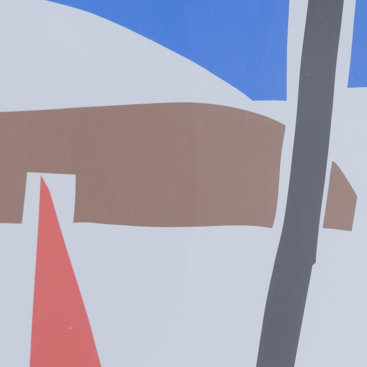Large silkscreen print