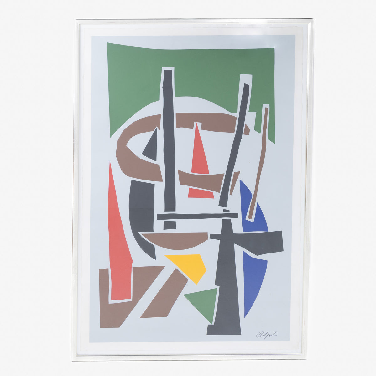 Large silkscreen print