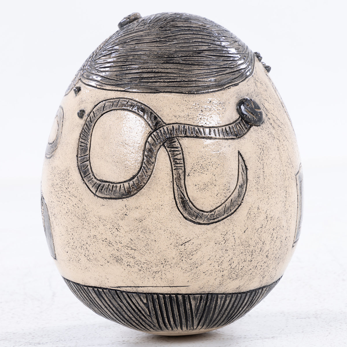 Sculpture in stoneware