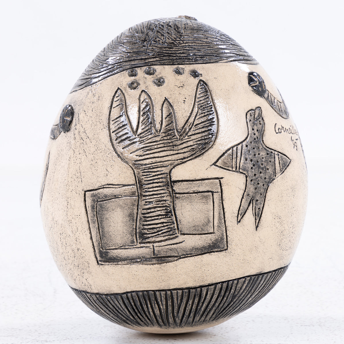 Sculpture in stoneware