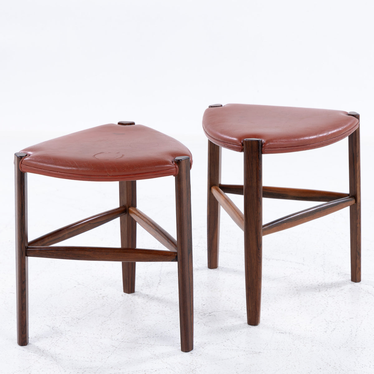 Stool in rosewood
