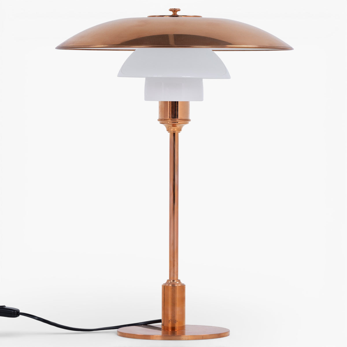 PH 3½-2½ - Bordlampe i kobber