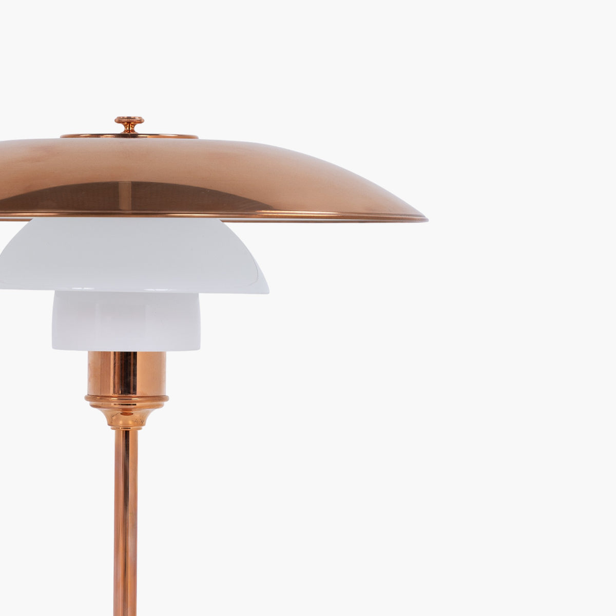 PH 3½-2½ - Bordlampe i kobber