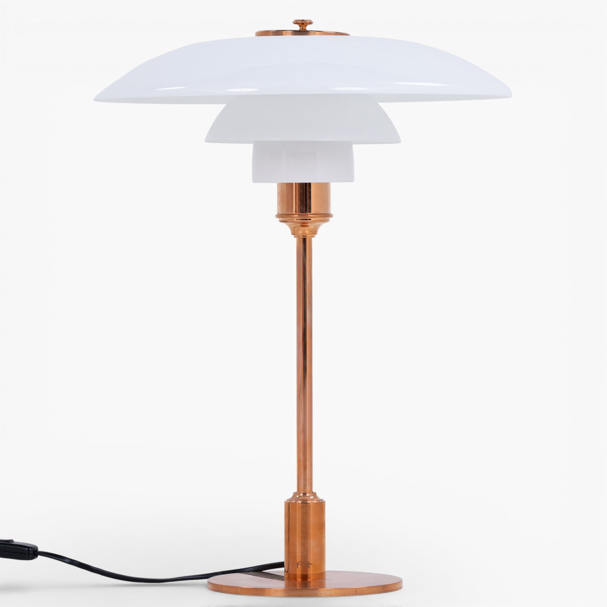 PH 3½-2½ - Bordlampe i kobber