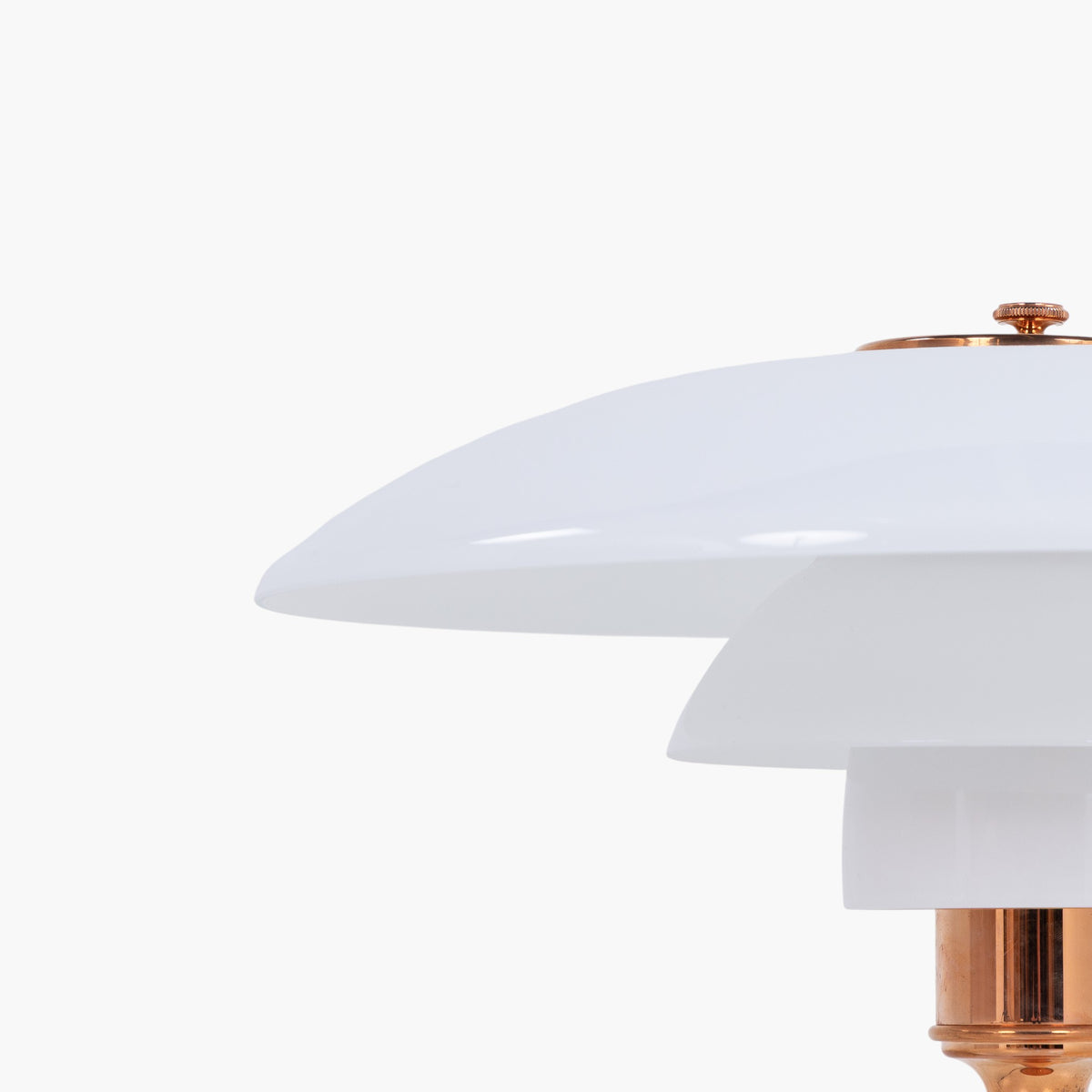PH 3½-2½ - Bordlampe i kobber