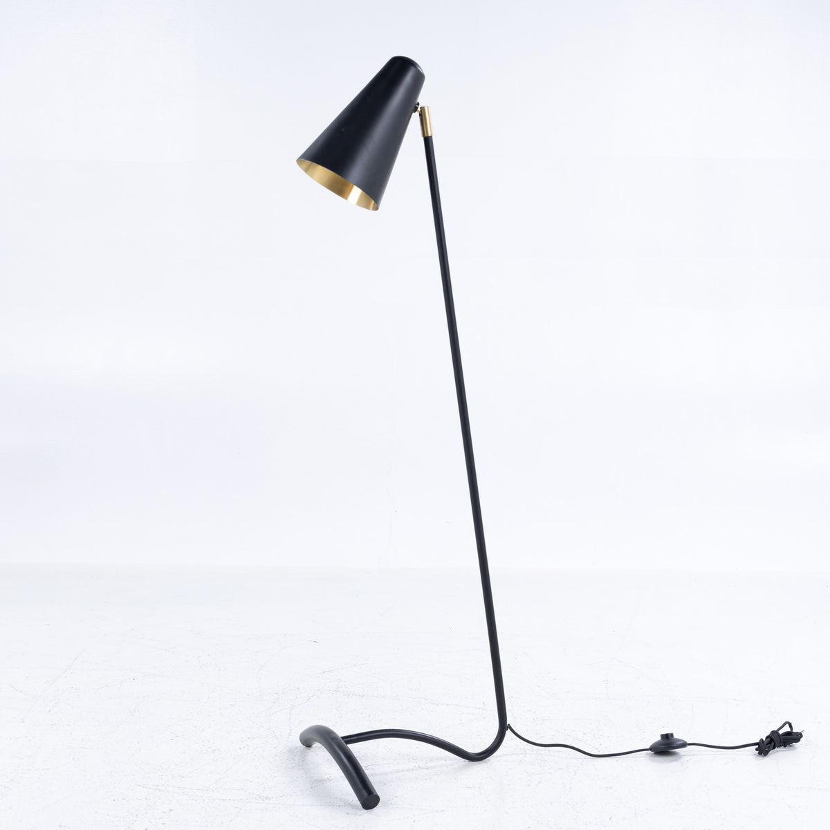 Standerlampe i messing