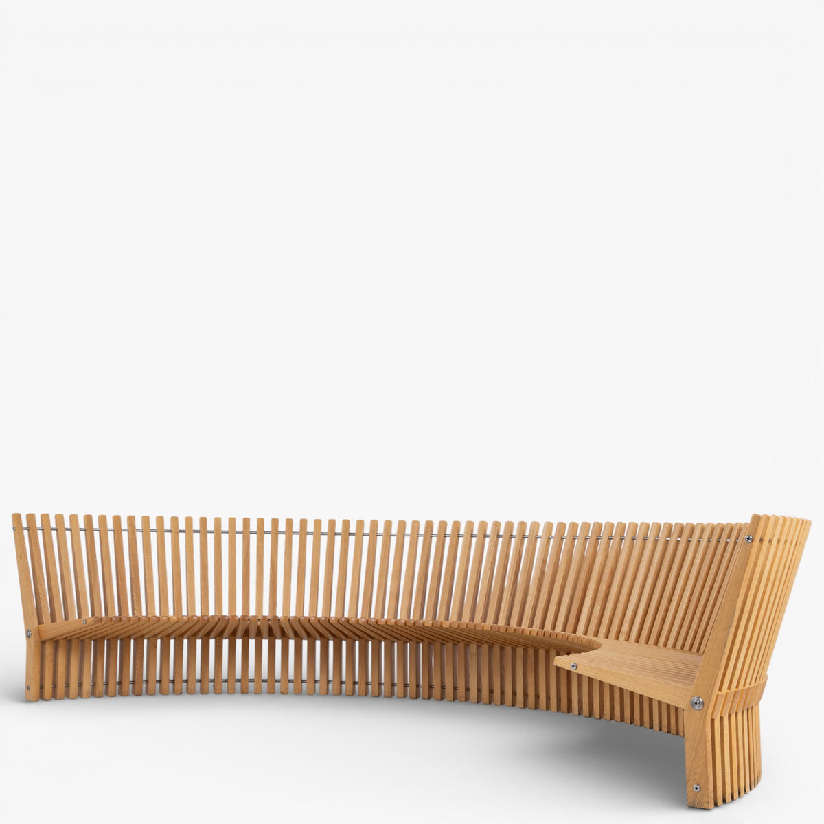 Bænk i massiv elm