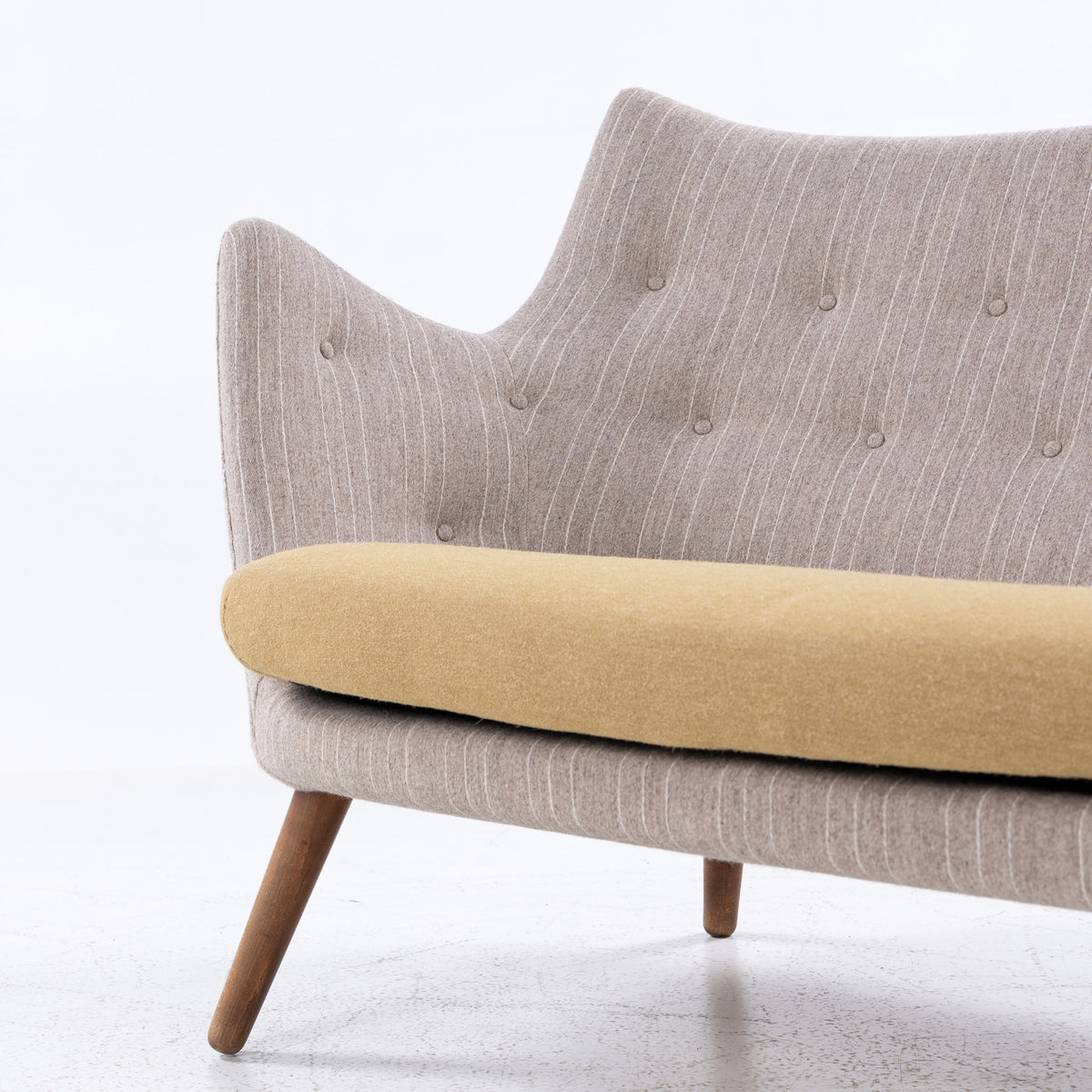 Sjælden 'Poeten'-sofa i tekstil