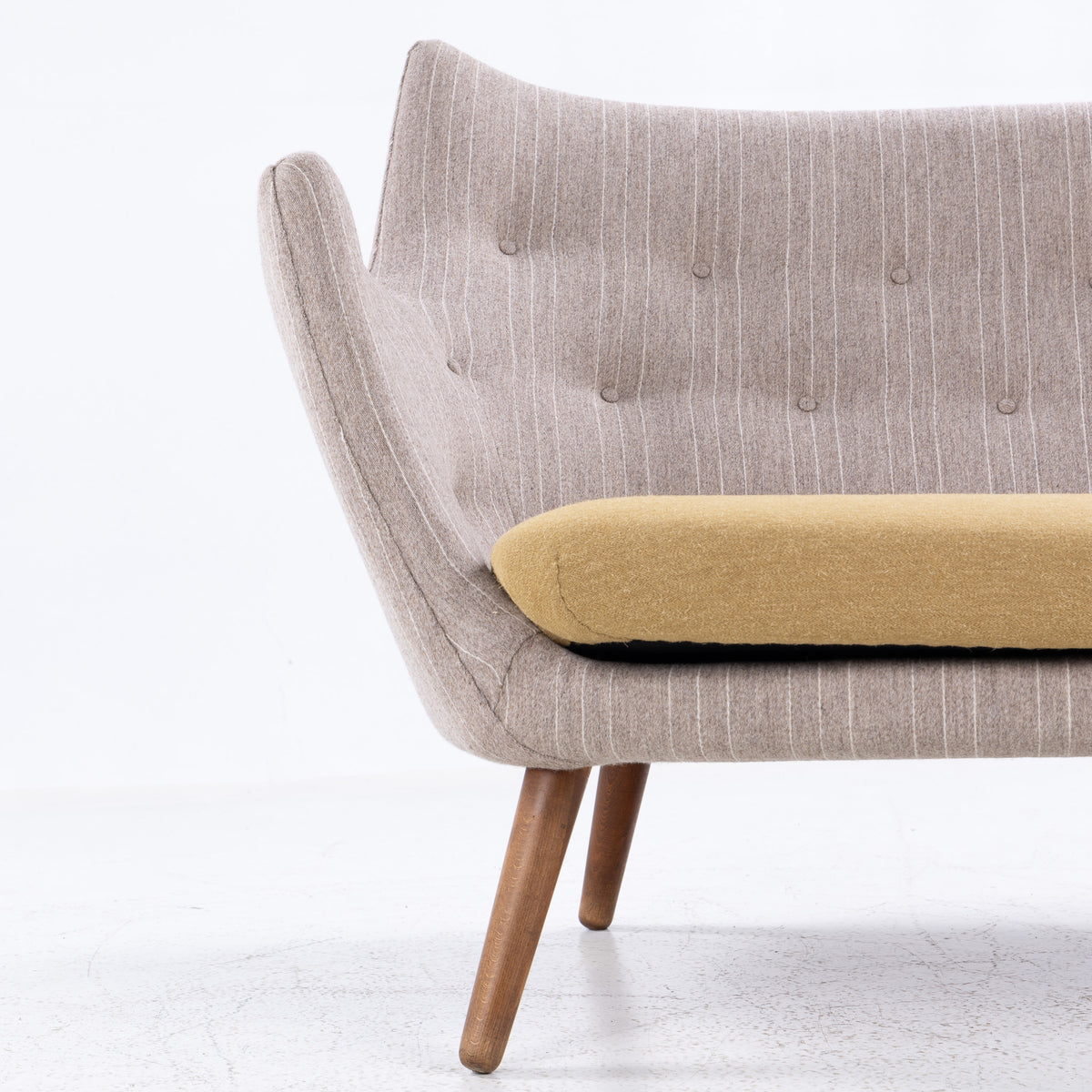 Sjælden 'Poeten'-sofa i tekstil