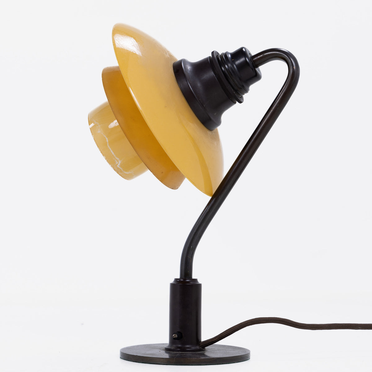 PH 2/2 - ‘Snowdrop’ table lamp in brass