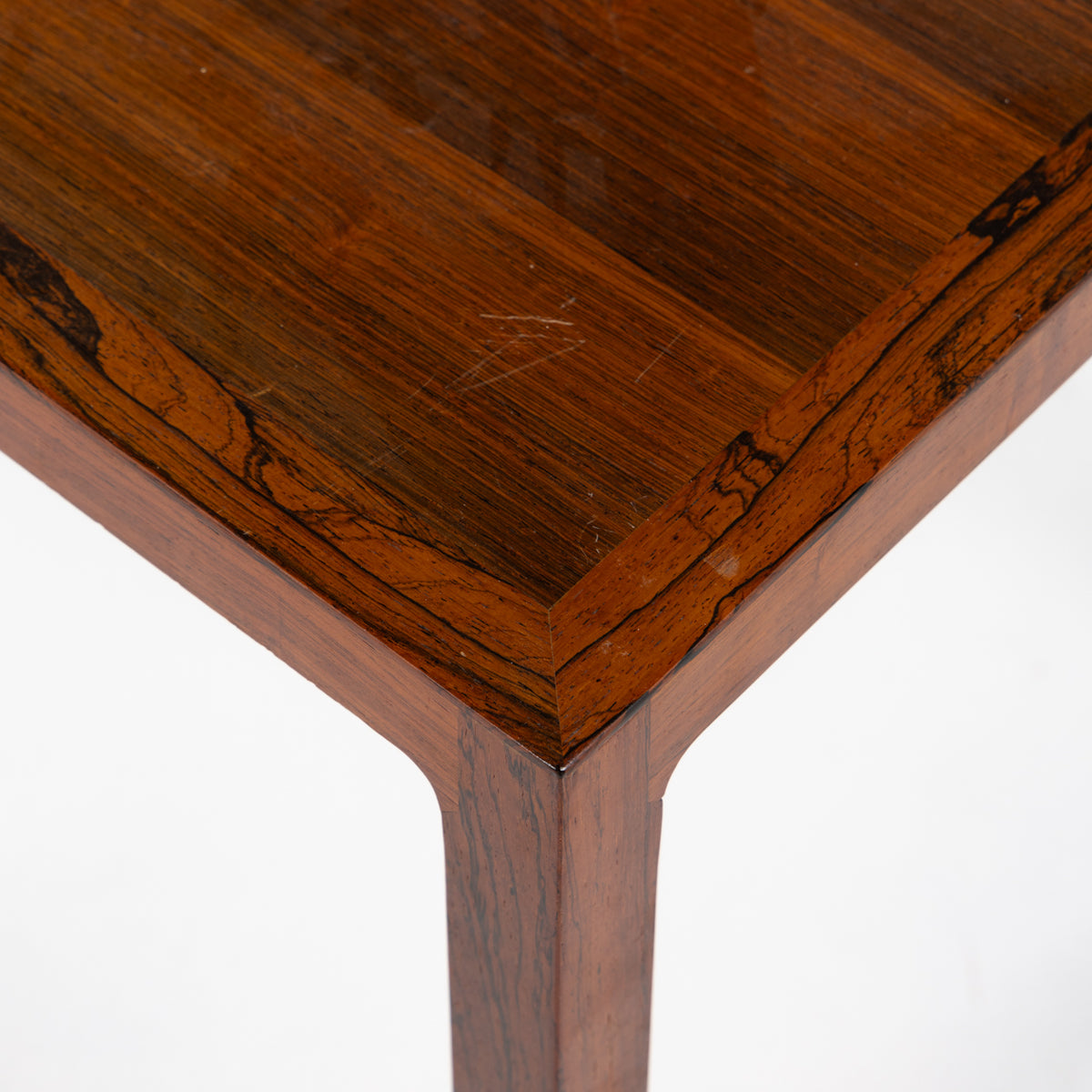Side table in rosewood